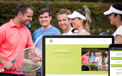 Tennis coaching web app decreases coach admin time