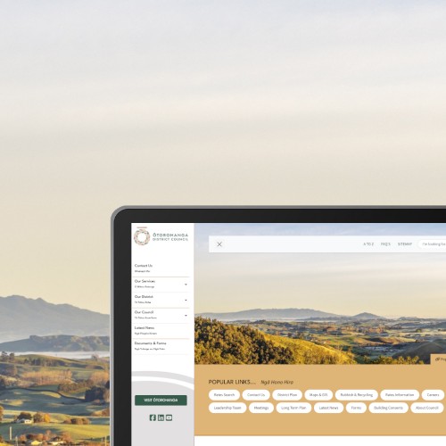 Otorohonga District Council's new website exceeds expectations